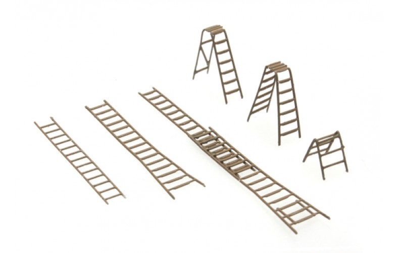 316054 Painted Ladder Set (N scale 1/160th)