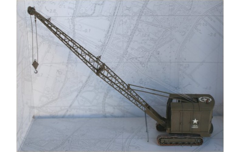 387257 Ruston RB17 Lattice Crane USA Army (HO Scale 1/87th)