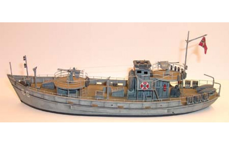 80138 Kreigfischcutter WW2 Gun Boat (HO 1/87th)