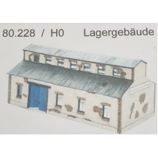 80228 Industrial Workshop Building (HO Scale 1/87th)