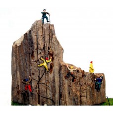 A104 6 Assorted Rock Climbers Unpainted Kit N Scale 1:148