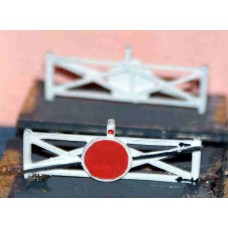 A10 1 pair Single Crossing Gates Unpainted Kit N Scale 1:148