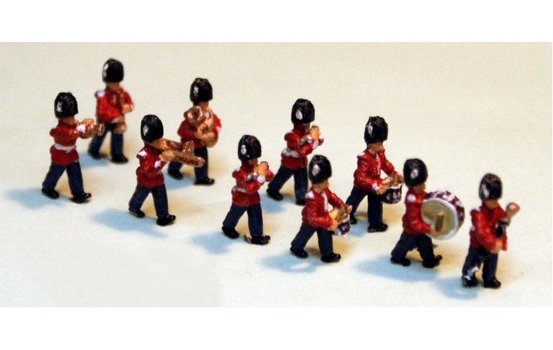 A113 Guards Marching Band Unpainted Kit N Scale 1:148