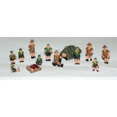 A114p Painted Cub/Scout Camp N Scale 1:148