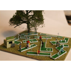A149 10hole Crazy Golf Set & Decals Unpainted Kit (N Scale 1/148th)