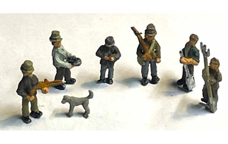 A154 Hunting / Farming Figs (N Scale 1/148th) Unpainted Kit A154 Hunting / Farming Figs (N Scale 1/148th) Unpainted Kit