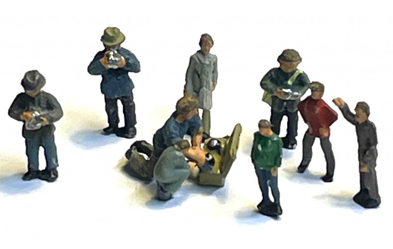 A156 Loco Spotters & Children (N Scale 1/148th) Unpainted kit A156 Loco Spotters & Children (N Scale 1/148th) Unpainted kit