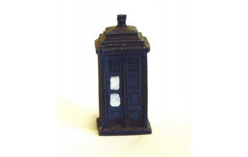 A17p Painted Police Telephone box N Scale 1:148