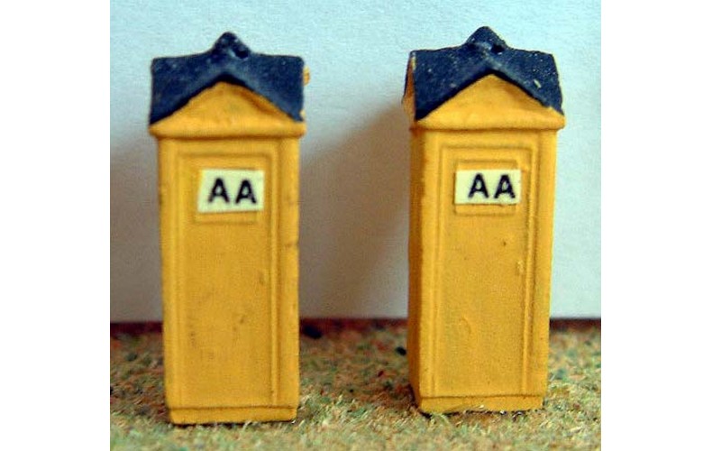 A21 AA Boxes x 2 Unpainted Kit N Scale 1:148
