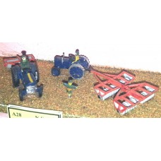 A28 Farm machinery-ground preparation Unpainted Kit N Scale 1:148 