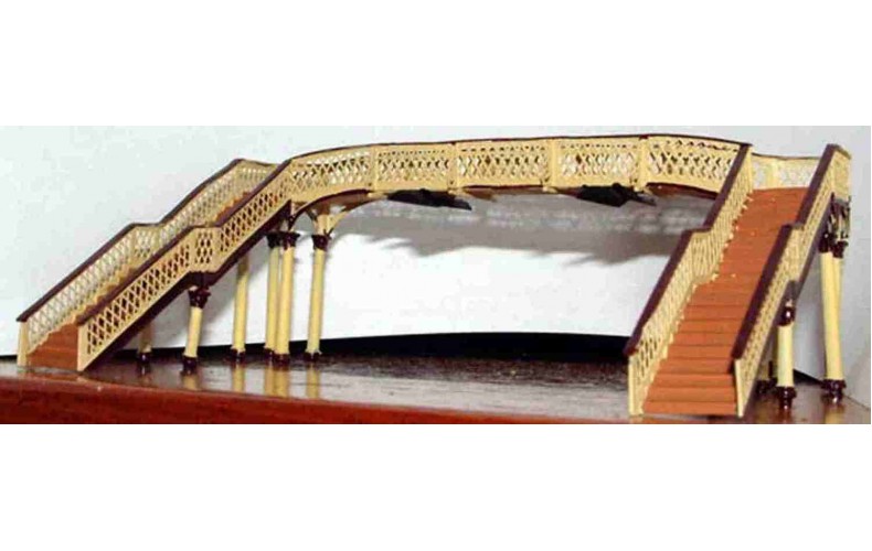 A34 Lattice footbridge Unpainted Kit N Scale 1:148