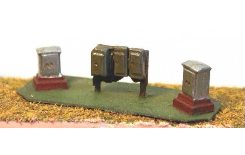 A38 trackside Relay boxes (3 types) Unpainted Kit N Scale 1:148