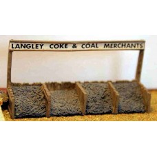 A39 Coal Staithes (bunkers) & nameboard Unpainted Kit N Scale 1:148