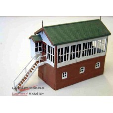 F153 LNWR/LMS standard Signal Box F153 Unpainted Kit OO Scale 1:76