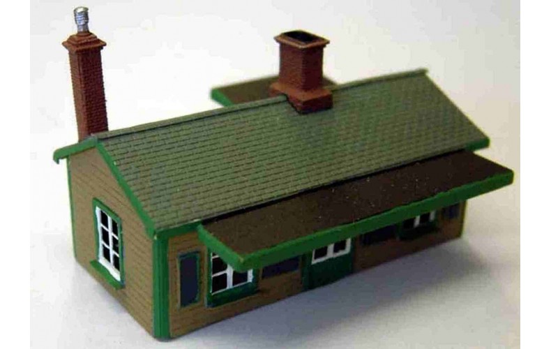 A52 Surburban Station building Unpainted Kit Nscale 1:148