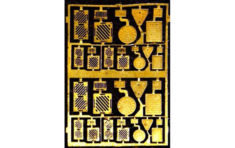 A54 Drain & Manhole Covers (brass) Unpainted Kit N Scale 1:148