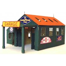 A57 Country Garage (incl folding doors) Unpainted Kit N Scale 1:148