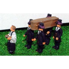 A74 Funeral Scene Unpainted Kit N Scale 1:148