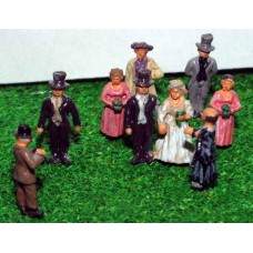 A75p Painted Wedding Scene N Scale 1:148