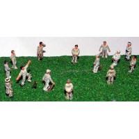 A76 Cricket Game Figures Unpainted Kit N Scale 1:148