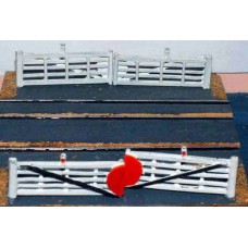 A9 2 pairs Crossing Gates Unpainted Kit N Scale 1:148