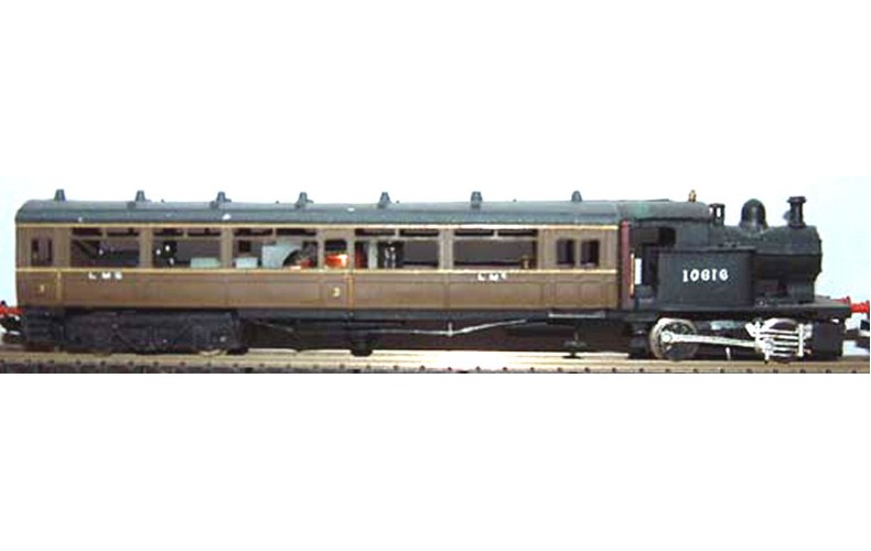 B15 L.M.S.(L.& Y.)Steam Railcarreqs c420 or gp40 Unpainted Kit Nscale 1:148