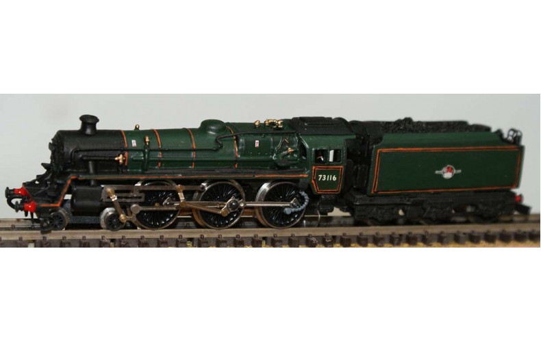 B26 BR/SR Class 4,4-6-0 & BR1b tenderreqs black5 Unpainted Kit Nscale 1:148