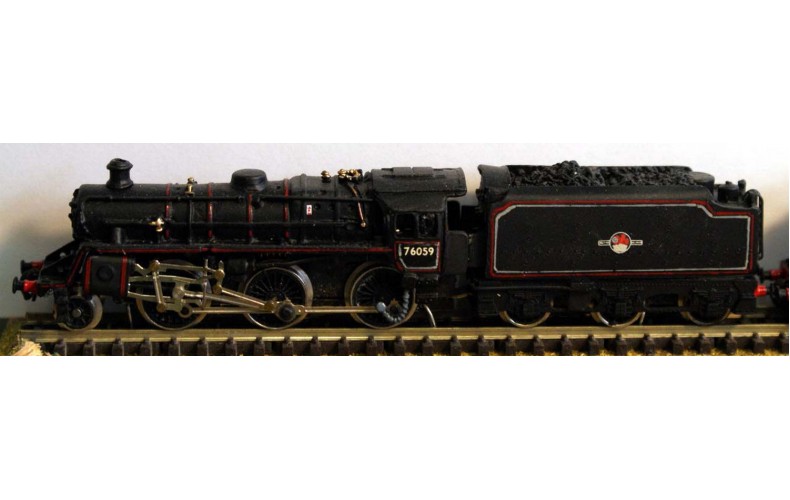 B27 BR Class 4,2-6-0 & BR1b tenderreqs crab &tender Unpainted Kit Nscale 1:148