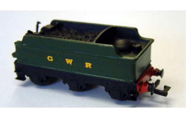 B2b 7'6" GWR tender & underframe  Unpainted Kit Nscale 1:148