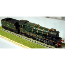 B37 GWR County & tender reqs hall loco Unpainted Kit Nscale 1:148