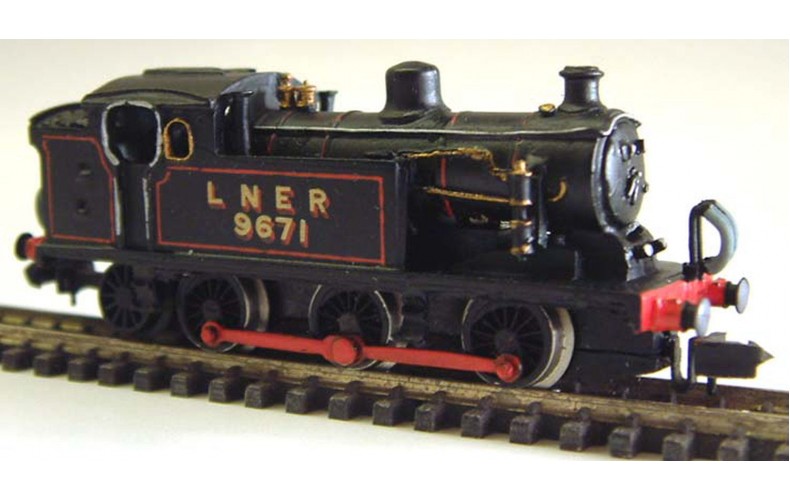 B41 LNER N7 reqs pannier 94xx Unpainted Kit Nscale 1:148
