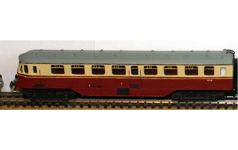 B5 GWR Twin Railcarreqs Original farish railcar Unpainted Kit Nscale 1:148