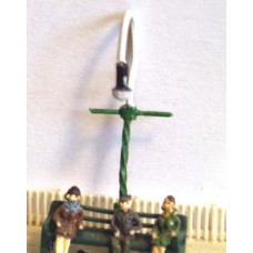 D11 4 Station lamps Unpainted Kit N Scale 1:148