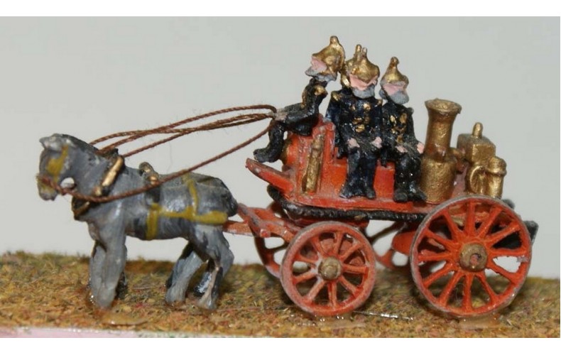 E19 Shand Mason horse drawn fire engine Unpainted Kit N Scale 1:148