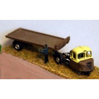 E1 BR Scammell Scarab flatbed 1950's Unpainted Kit N Scale 1:148 