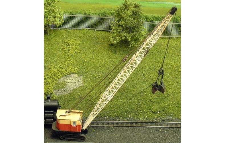 E25ab 19-RB dragline/clam bucket/demo'37-55 Unpainted Kit N Scale 1:148 