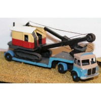 E26 AEC Mercury Tractor & low loader 50's Unpainted Kit N Scale 1:148 