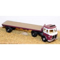 E27 AEC Mercury tractor&flatbed trailer 50's Unpainted Kit N Scale 1:148 