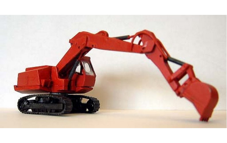 E33 Preistman Hydraulic Excavator  Unpainted Kit N Scale 1:148 