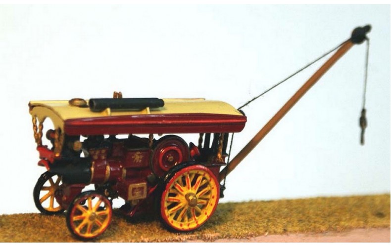 E38 Burrell Showman's Traction Engine Unpainted Kit N Scale 1:148 