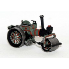 E46 Burrell Twin Cylinder Road Roller Unpainted Kit N Scale 1:148 