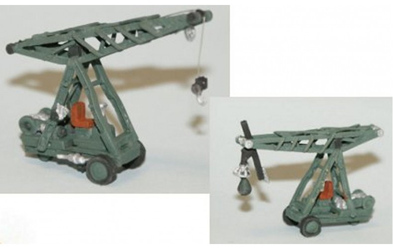 E59 Ransome Rapier 2 ton Crane or Demo ball Unpainted Kit N Scale 1:148 