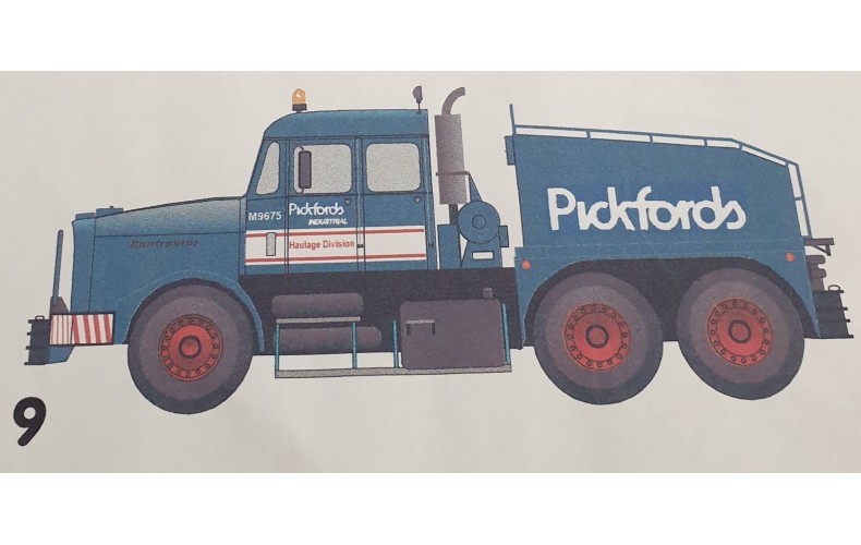 T35 Scrolled Pickfords Decals (OO scale 1/76th)