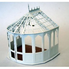 F130 Victorian Style Conservatory F130 Unpainted Kit OO Scale 1:76