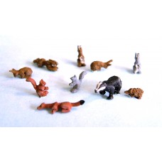 F146p Painted Wild Animals OO Scale 1:76 Painted Model