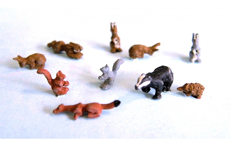 F146p Painted Wild Animals OO Scale 1:76 Painted Model