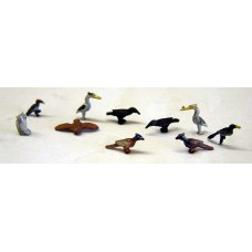 F147p Painted Wild Birds OO Scale 1:76 Painted Model