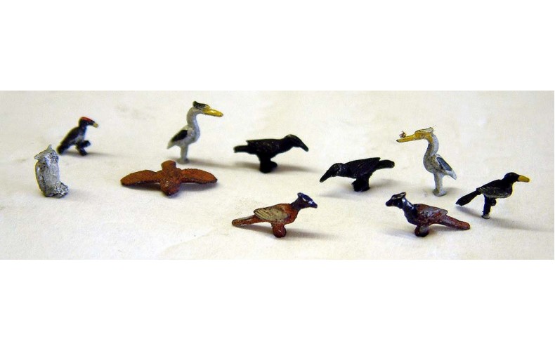 F147p Painted Wild Birds OO Scale 1:76 Painted Model