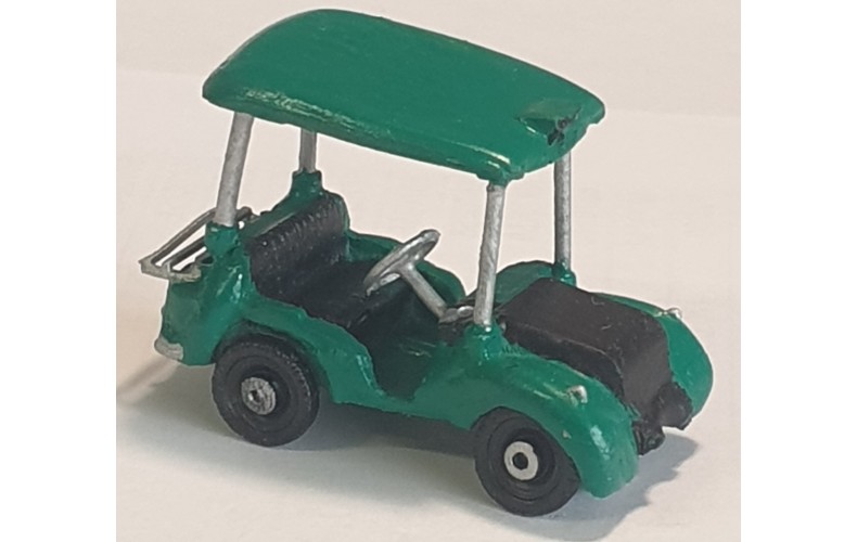 F167a Golf Buggy / Cart & two golf bags Unpainted kit (OO scale 1/76th)