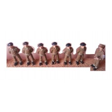 F170c Army personnel - On Parade-At Ease Unpainted Kit OO Scale 1:76 